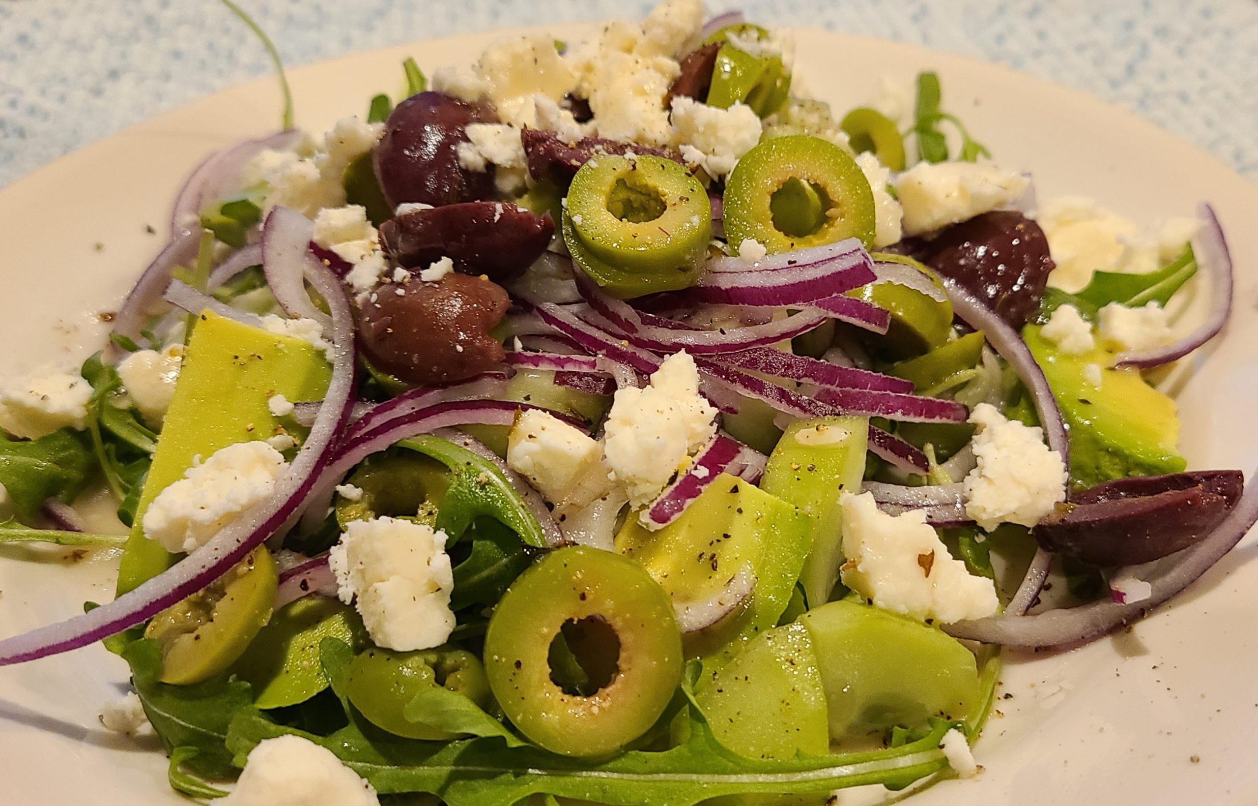 Arugula Olive Salad
